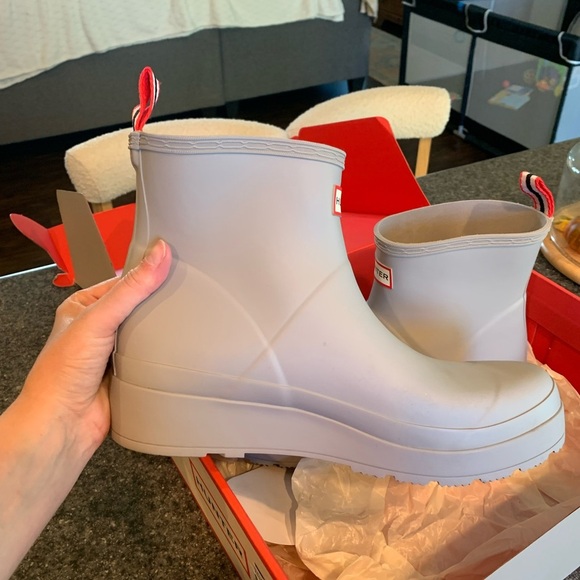 Hunter Light Gray play short Boots - Picture 2 of 7